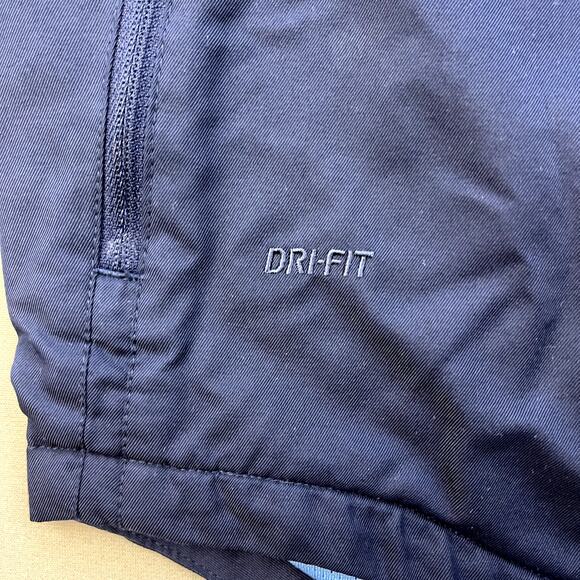 Nike Tennis Jacket Adult XXL Navy Blue Dri-Fit Full Zip Swoosh Logo Sportswear - Picture 4 of 14